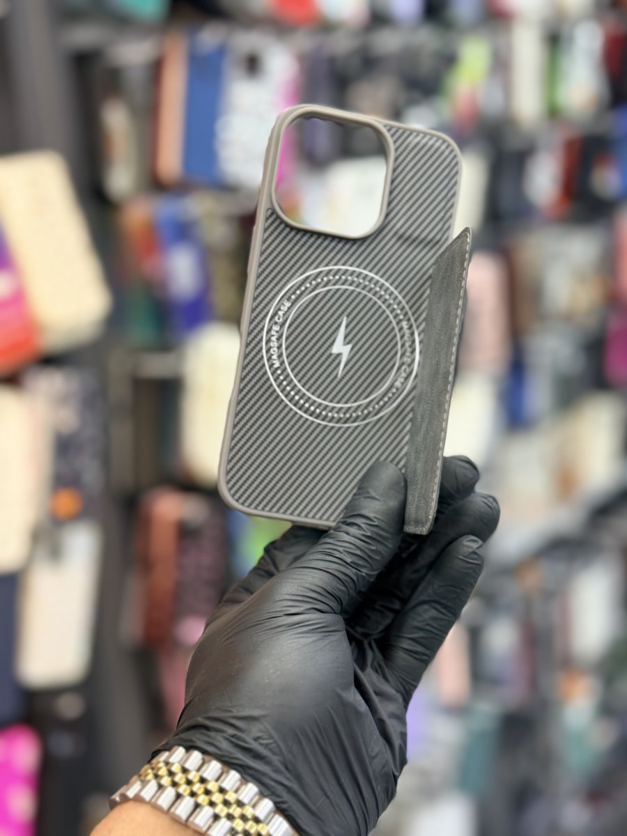 Carbon magesafe cüzdanlı kılıf