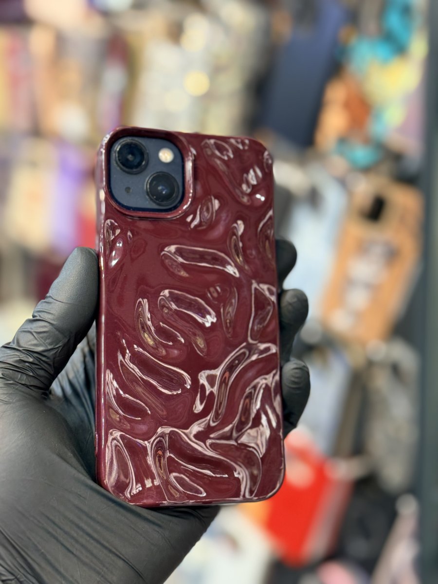 DALGALI BORDO VE PEMBE KILIF