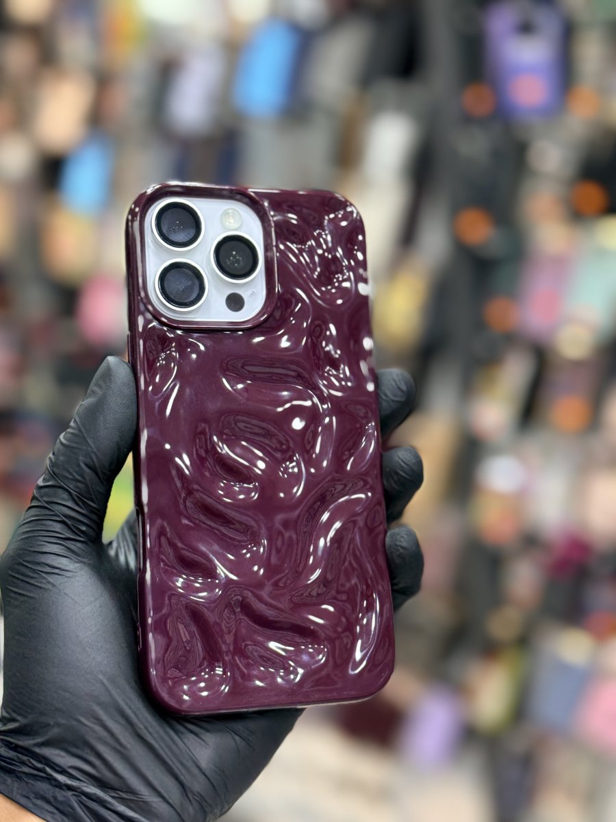 DALGALI BORDO VE PEMBE KILIF